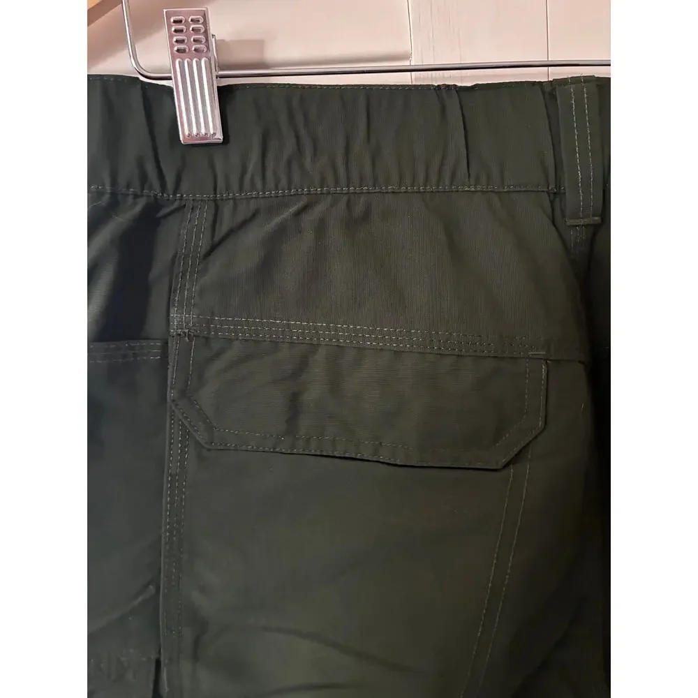 The North Face Pants Convertible Utility Hiking Dark Green Nylon Ripstop Men's M